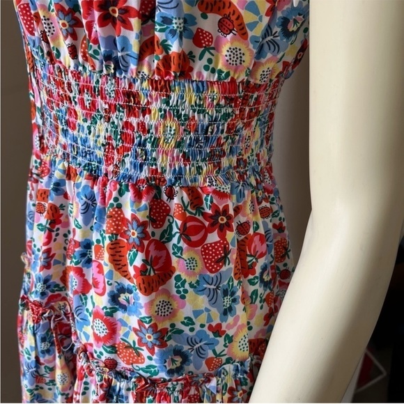 J. Crew Women's Smocked Waist Farmer's Market
Midi Multicolor Dress 6 - Picture 3 of 13